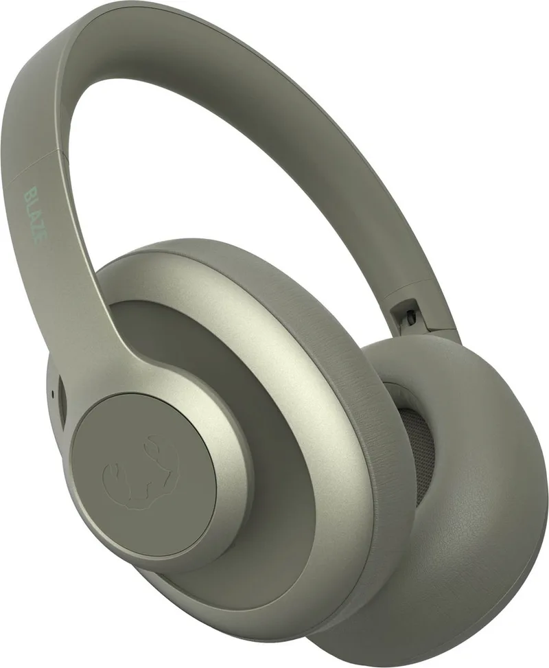 Clam Blaze – Draadloze Bluetooth Koptelefoon – 80 uur Speelduur – Met volume wiel van Fresh 'n Rebel in Dried Green – productfoto