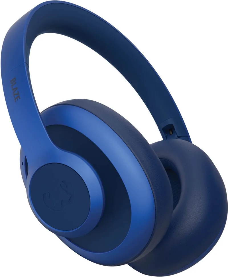 Clam Blaze – Draadloze Bluetooth Koptelefoon – 80 uur Speelduur – Met volume wiel by Fresh 'n Rebel in True Blue – product photo