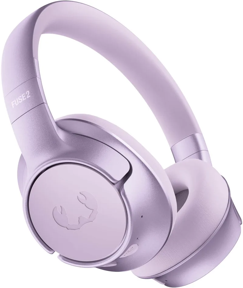 Clam Fuse 2, Koptelefoon Noise Cancelling met 80 uur Speeltijd, Draadloos (Bluetooth 6.0), Met Microfoon, Verbind 2 apparaten tegelijk, Personal Sound App (Dreamy Lilac) van Fresh 'n Rebel in Paars – productfoto