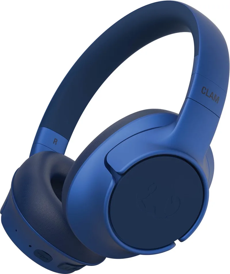 Clam Fuse – Draadloze Bluetooth Koptelefoon met Active Noise Cancelling - 45 uur Speelduur van Fresh 'n Rebel in True Blue – productfoto
