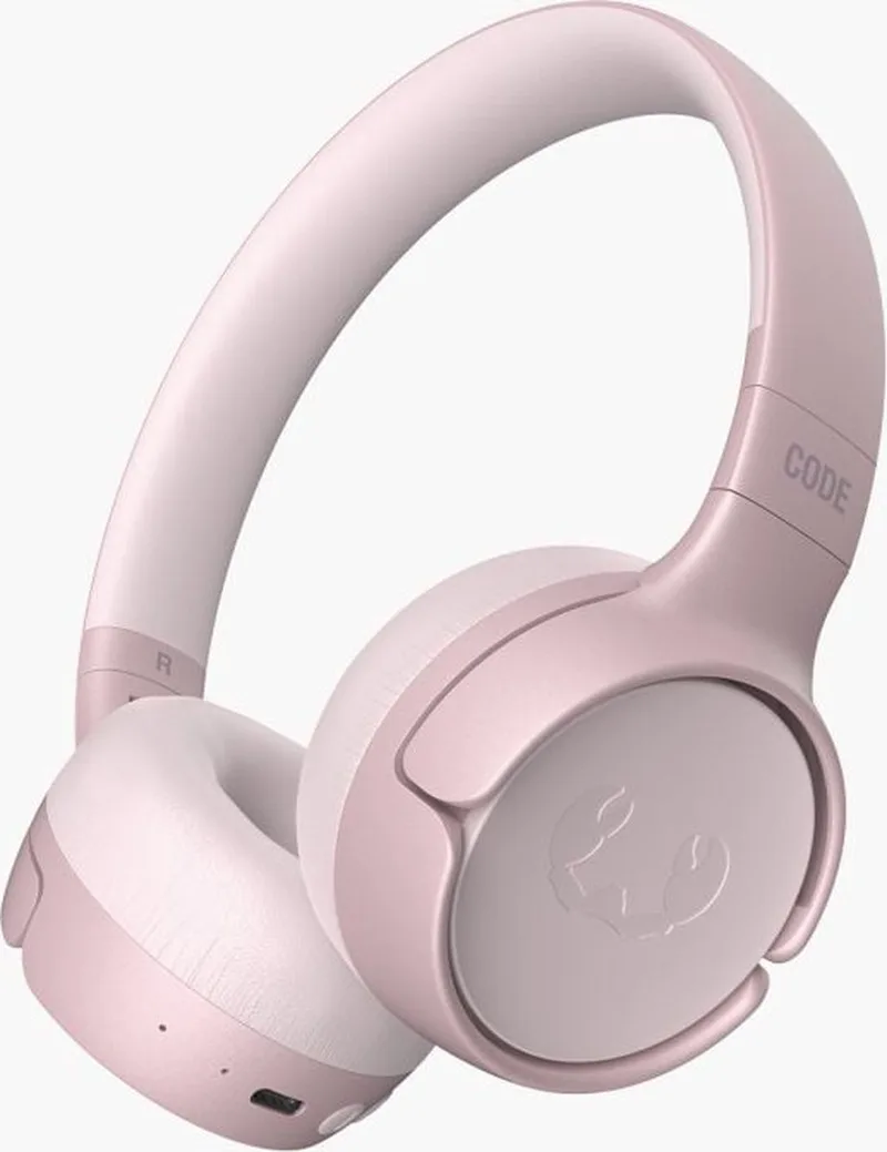 Code Fuse – Draadloze on-ear koptelefoon - Bluetooth - 30 uur Speeltijd - Roze van Fresh 'n Rebel in Smokey Pink – productfoto
