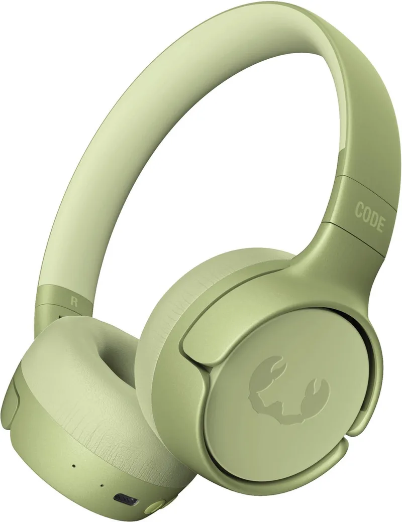 Code Fuse – Draadloze on-ear koptelefoon - Bluetooth - 30 uur Speeltijd från Fresh 'n Rebel i Wild Green – produktbild