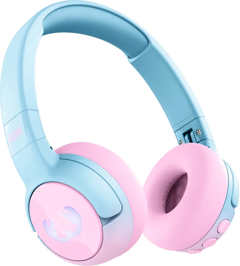Code Junior - Koptelefoon kind - Kinder koptelefoon - Draadloos (Bluetooth) & Bedraad – Inclusief Aux kabel (1m) by Fresh 'n Rebel in Cool Candy – product photo