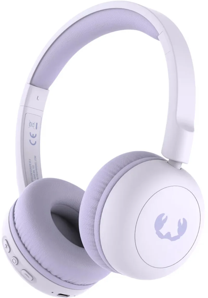 Koptelefoon kids zwart draadloos Bluetooth - Draadloze koptelefoon on ear - 35 uur speeltijd - volledig opgeladen in 4 uur by Fresh 'n Rebel in Purple – product photo