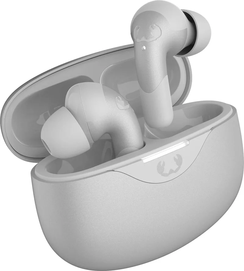 Twins Ace – Draadloze Bluetooth Oordopjes met Active Noise Cancelling - IPX4 Waterdicht - 34 uur Speeltijd by Fresh 'n Rebel in Ice Grey – product photo