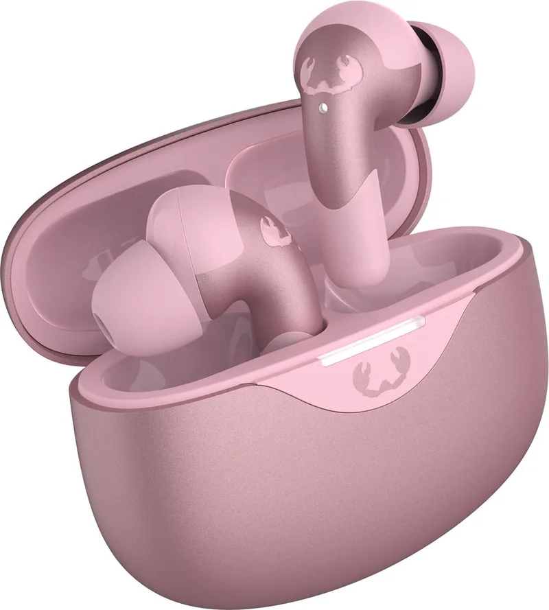 Twins Ace – Draadloze Bluetooth Oordopjes met Active Noise Cancelling - IPX4 Waterdicht - 34 uur Speeltijd van Fresh 'n Rebel in Pastel Pink – productfoto