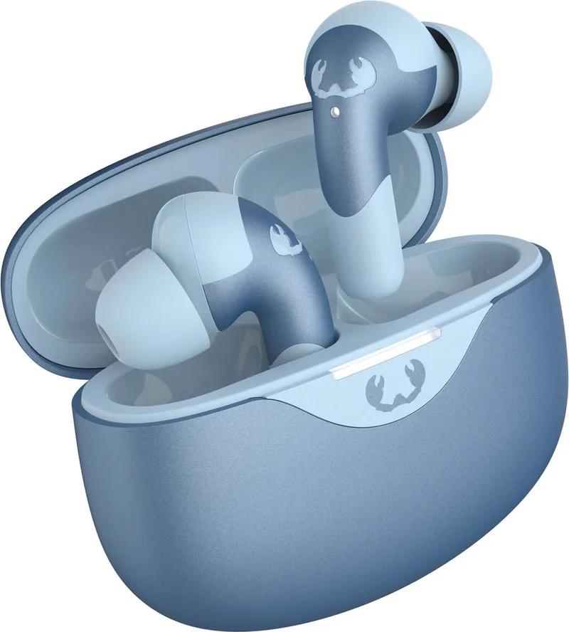 Twins Ace – Draadloze Bluetooth Oordopjes met Active Noise Cancelling - IPX4 Waterdicht - 34 uur Speeltijd by Fresh 'n Rebel in Vivid Blue – product photo
