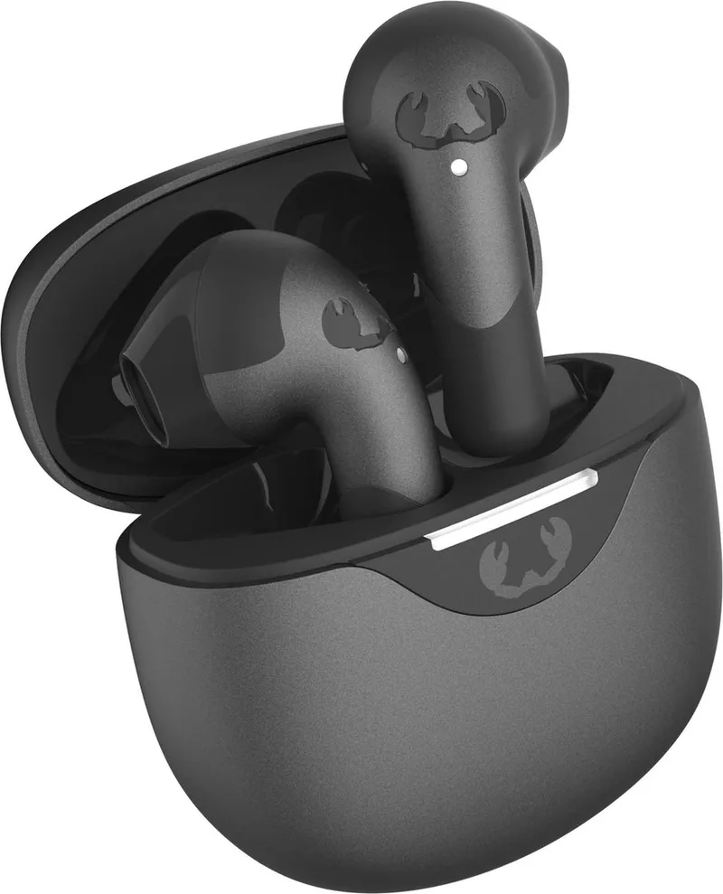 Twins Blaze - Draadloze Oortjes – Bluetooth Oordopjes met ENC microfoon – IPX4 Waterdicht - 32 uur Speeltijd van Fresh 'n Rebel in Storm Grey – productfoto