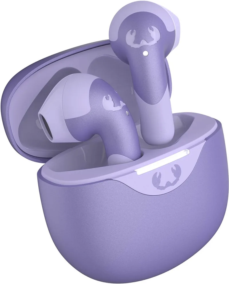 Twins Blaze - Draadloze Oortjes – Bluetooth Oordopjes met ENC microfoon – IPX4 Waterdicht - 32 uur Speeltijd van Fresh 'n Rebel in Dreamy Lilac – productfoto