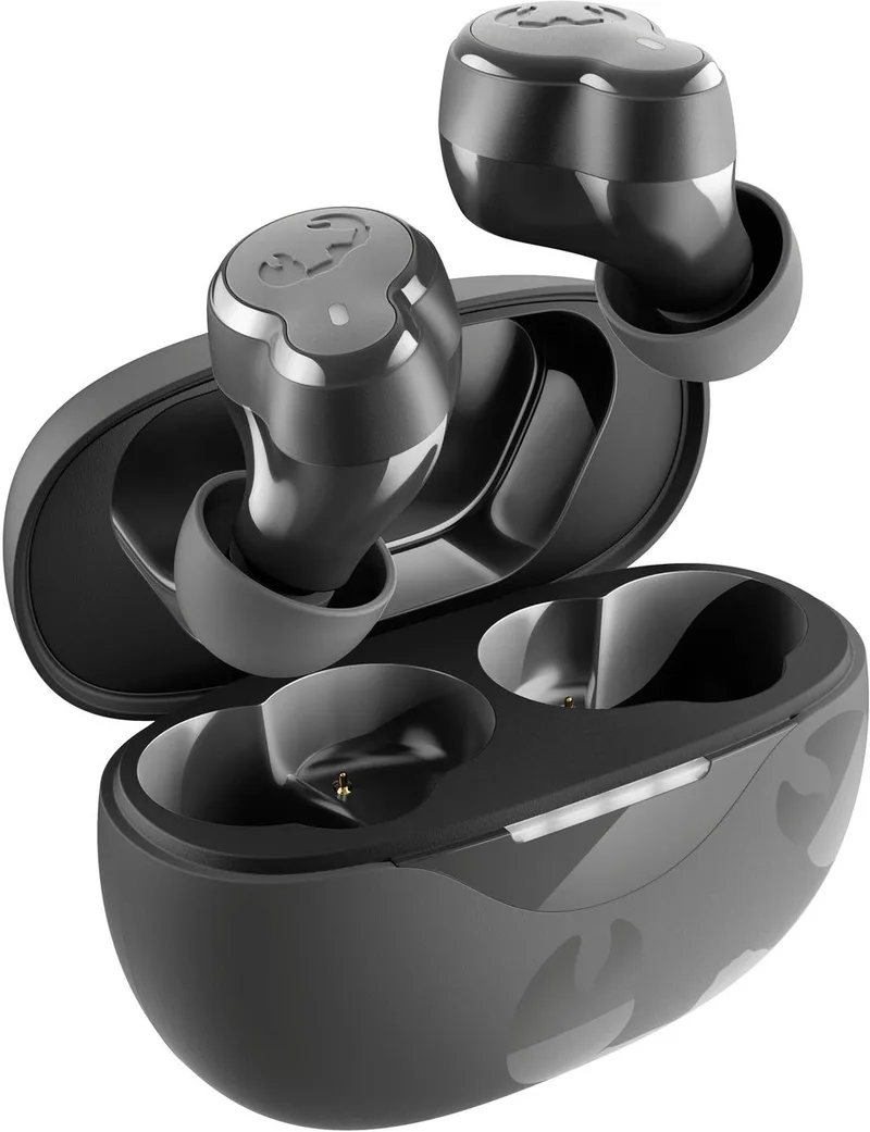 Twins Breez – Compacte Draadloze Bluetooth Oordopjes - 30 uur Speeltijd by Fresh 'n Rebel in Storm Grey – product photo