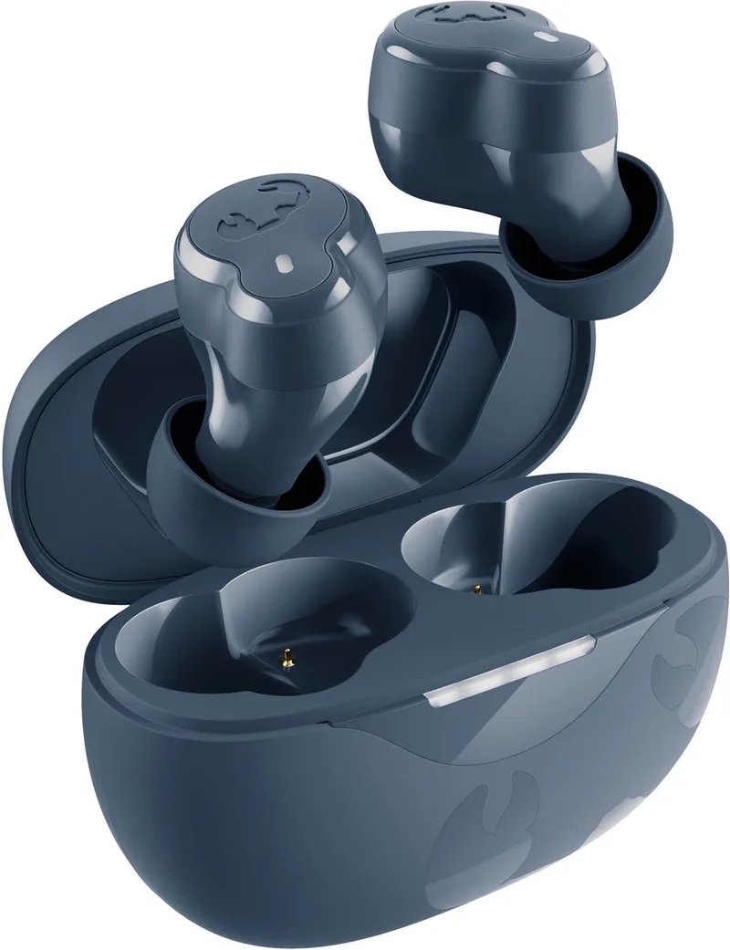 Twins Breez – Compacte Draadloze Bluetooth Oordopjes - 30 uur Speeltijd by Fresh 'n Rebel in Steel Blue – product photo