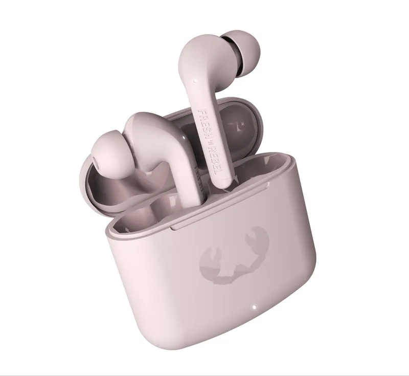 Twins Fuse - Draadloze Bluetooth Oordopjes – Oortjes met tip - 30 uur speelduur by Fresh 'n Rebel in Smokey Pink – product photo
