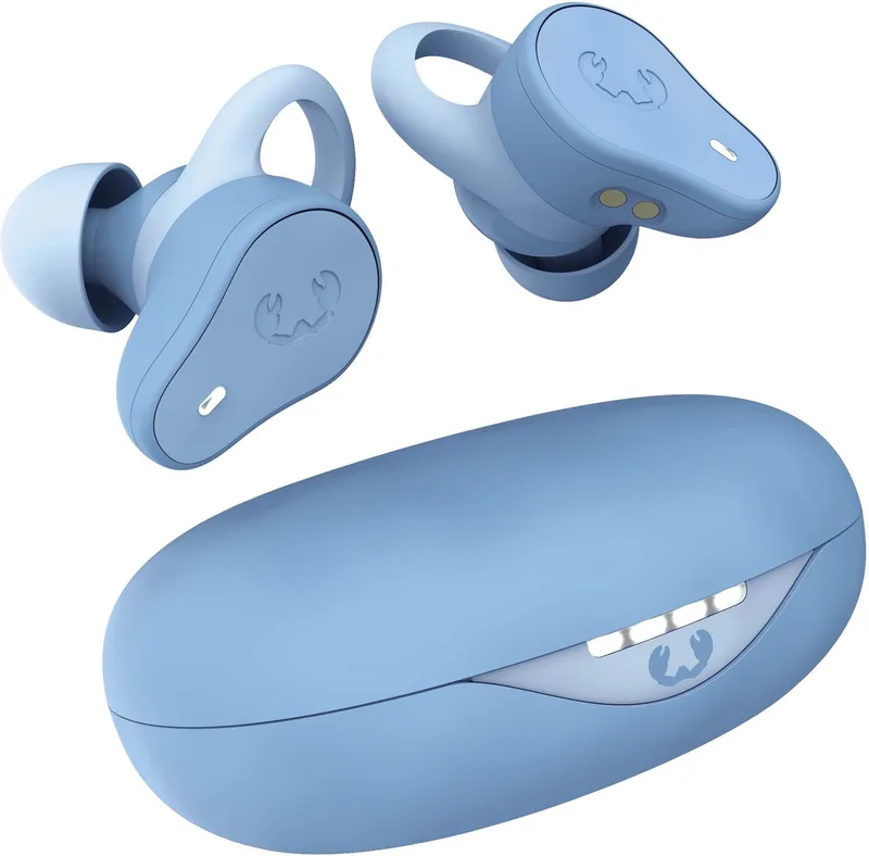 Twins Move - Sport Oordopjes - Draadloos - Waterdicht IPX4 – 30 uur Speeltijd by Fresh 'n Rebel in Vivid Blue – product photo
