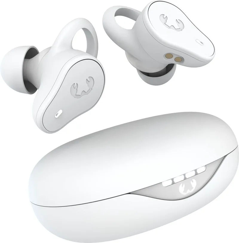 Twins Move - Sport Oordopjes - Draadloos - Waterdicht IPX4 – 30 uur Speeltijd van Fresh 'n Rebel in Ice Grey – productfoto