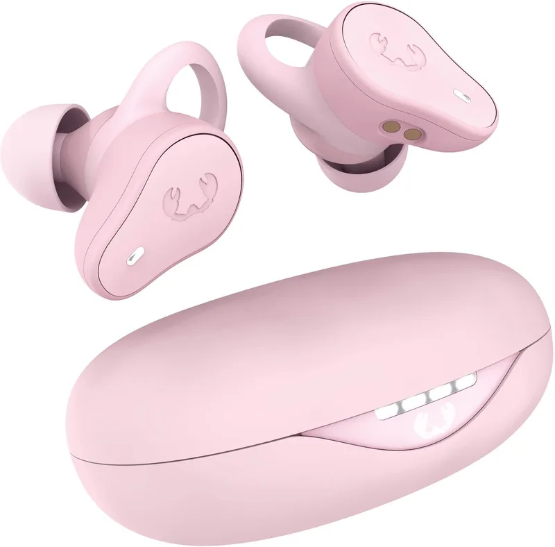 Twins Move - Sport Oordopjes - Draadloos - Waterdicht IPX4 – 30 uur Speeltijd by Fresh 'n Rebel in Pastel Pink – product photo
