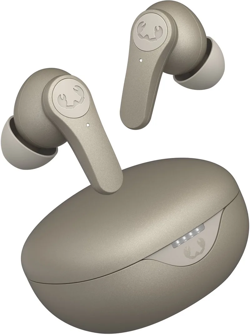 Twins Rise - Draadloze Oordopjes met Noise Cancelling - Draadloos Opladen - 30 Uur Speelduur van Fresh 'n Rebel in Silky Sand – productfoto