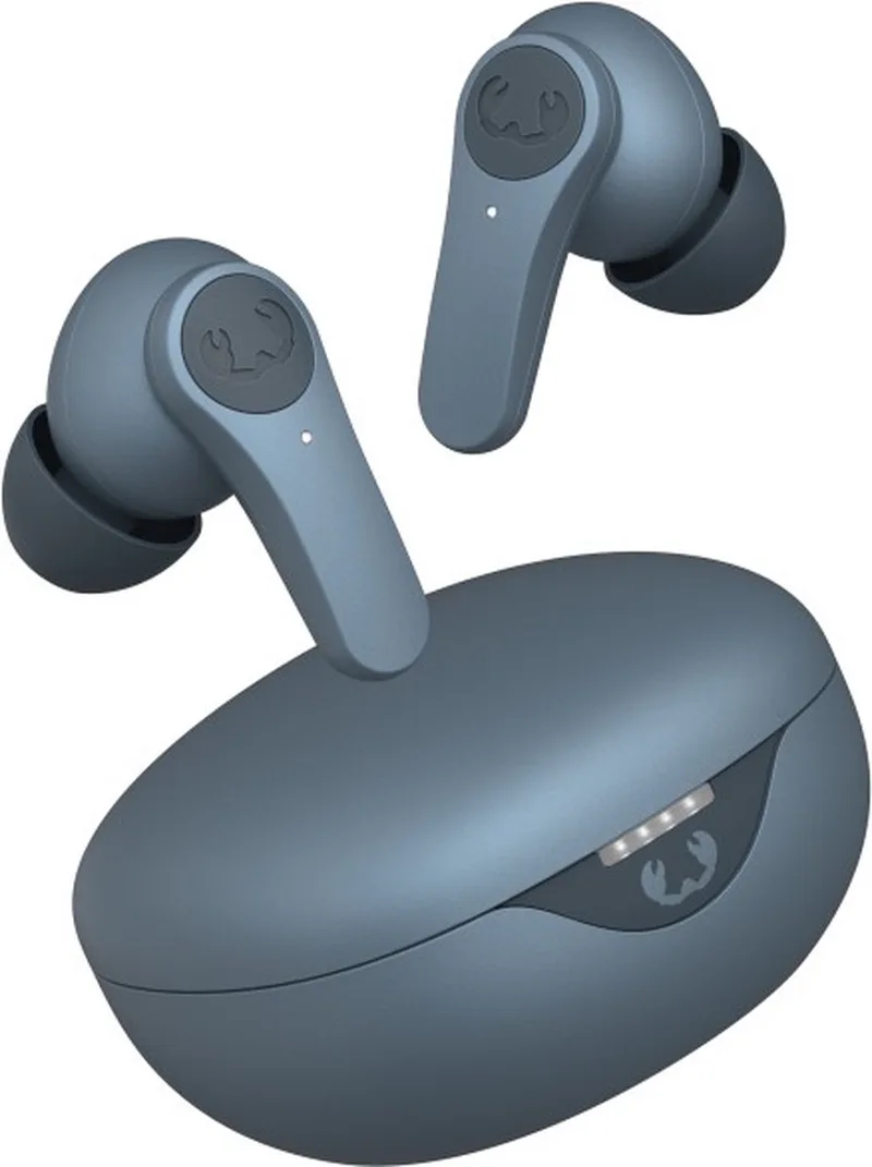Twins Rise - Draadloze Oordopjes met Noise Cancelling - Draadloos Opladen - 30 Uur Speelduur van Fresh 'n Rebel in Dive Blue – productfoto