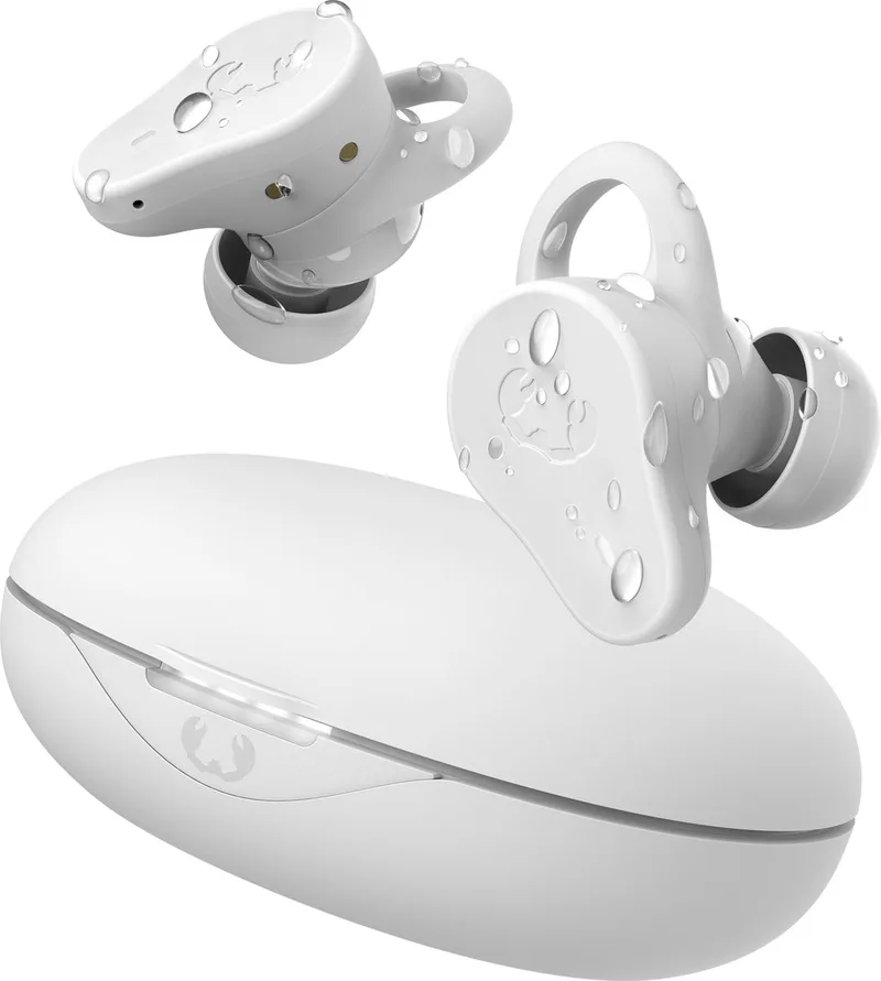 Twins Rush - Sport Oordopjes – Active Noise Cancelling – Bluetooth 5.3 - Draadloos – Waterdicht – 36 uur Speeltijd van Fresh 'n Rebel in Ice Grey – productfoto