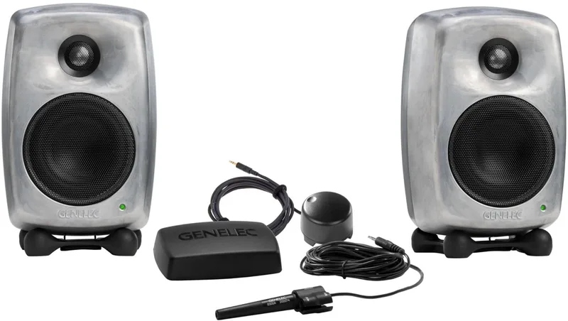 Genelec 8320 RAW Pack - actieve studiomonitoren by Genelec in Silver – product photo