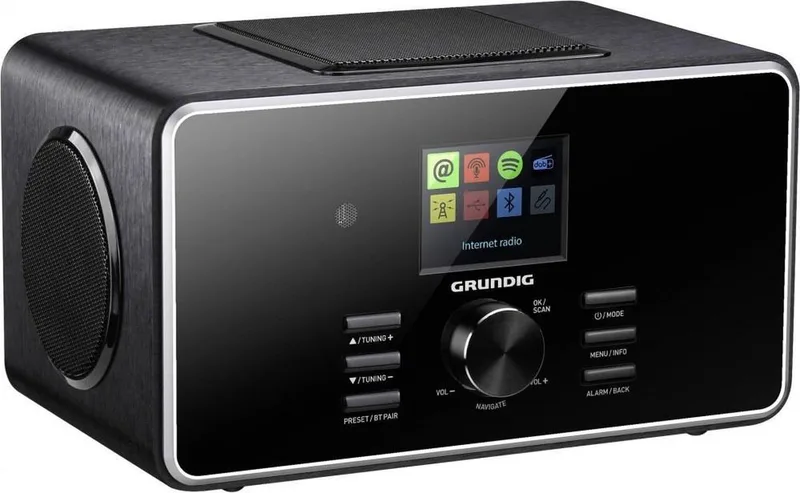 DTR 6000 X - Alles-in-één Internet- en digitale radio - Bluetooth - 2,4-inch kleurendisplay van Grundig in Zwart – productfoto