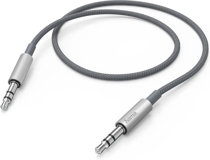 AluLine audio kabel 1 m 3.5mm by Hama in Grey – product photo