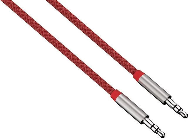 Alunylon audiokabel jack 0.5m