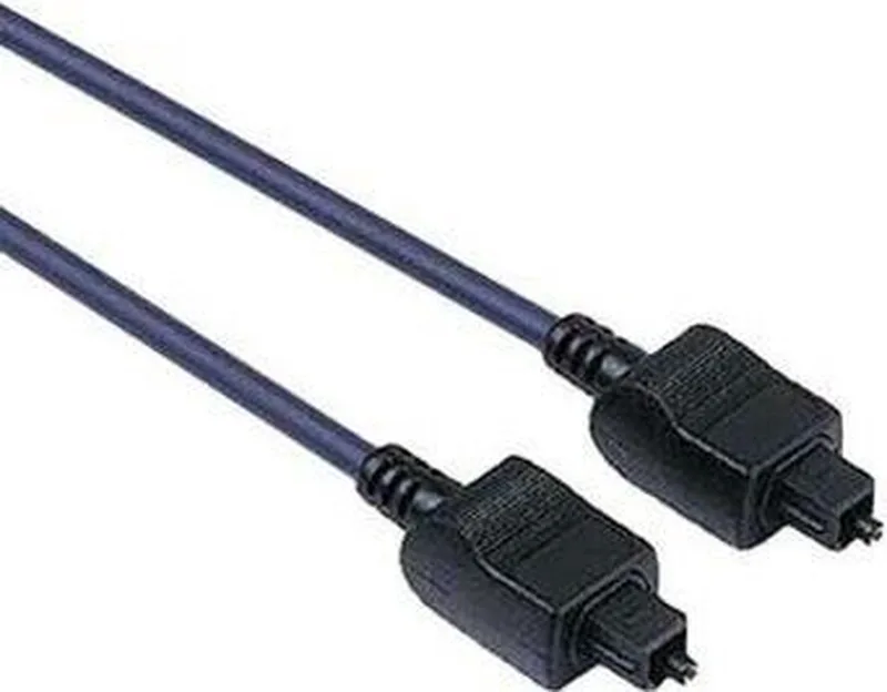 Audio Optical Fibre Connecting Cable ODT Male Plug (Toslink), 3 m audio kabel från Hama i Svart – produktbild