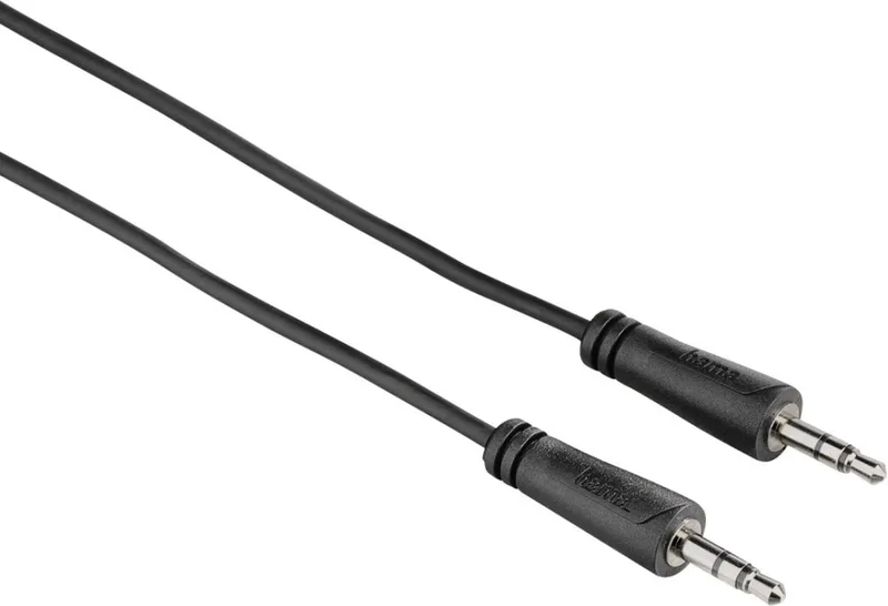 audiokabel 3.5mm jack 0.75m, 1ster by Hama in Black – product photo