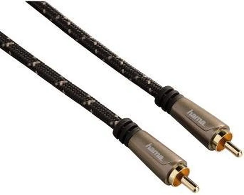 digitale audiokabel cinch 1,5m, 5ster van Hama in Goud – productfoto
