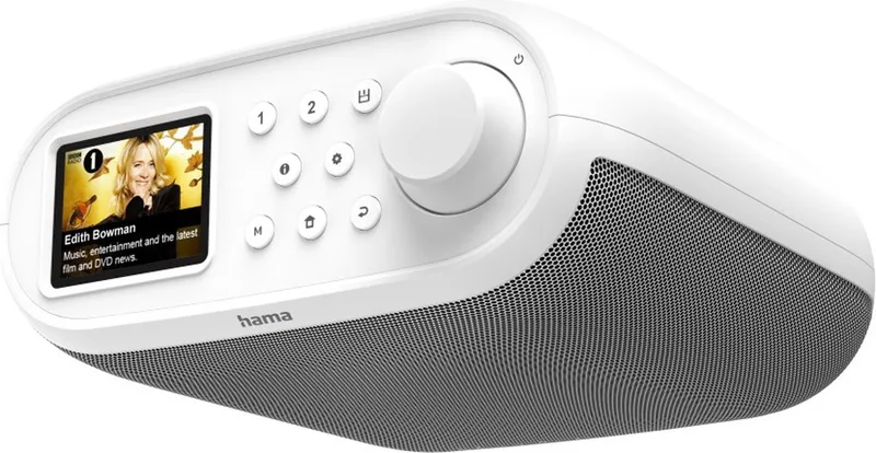 Digitale radio "DIR400", DAB+/internetradio/Bluetooth® RX/app van Hama in Wit – productfoto