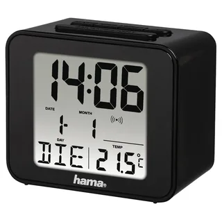 Draadloze wekker Cube Wekker radio Zwart by Hama – product photo 1 of 3