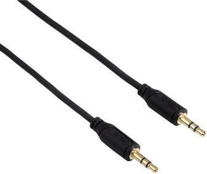 Hama 0.75m 3.5mm/3.5mm audio kabel Black från Hama i Svart – produktbild