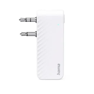 hama 00014171 Bluetooth®-Audio-Transmitter für Flugzeuge und universal, 10h, m. AUX, Weiß by Hama – product photo 1 of 2