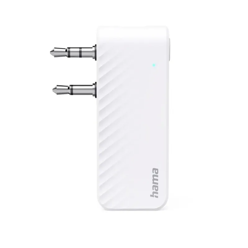 hama 00014171 Bluetooth®-Audio-Transmitter für Flugzeuge und universal, 10h, m. AUX, Weiß by Hama – product photo 1 of 2