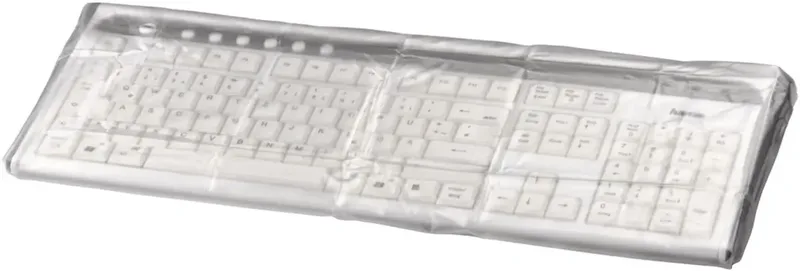 hama 00113818 Tastatur-Staubschutzhaube, Transparent de Hama – photo produit 2 sur 2