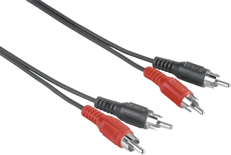 Hama 00205085 audio kabel 1,5 m 2 x RCA van Hama in Zwart – productfoto
