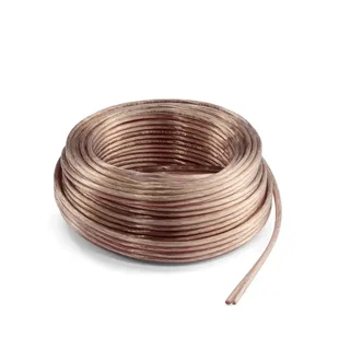 hama 00205141 Lautsprecherkabel, 2x 0,75 mm², 10 m, Transparent by Hama – product photo 2 of 2