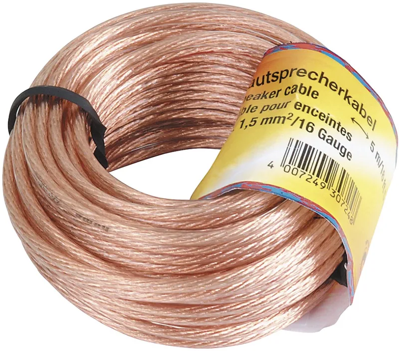 Hama 00205142 audio kabel 10 m by Hama in Transparent – product photo 1 of 2
