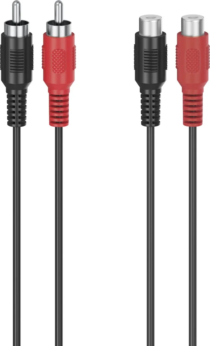 Hama 00305035 audio kabel 5 m 2 x RCA van Hama in Zwart – productfoto