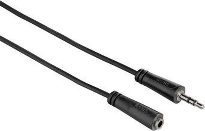 Hama 3.5mm M/F 5m audio kabel by Hama in Black – product photo