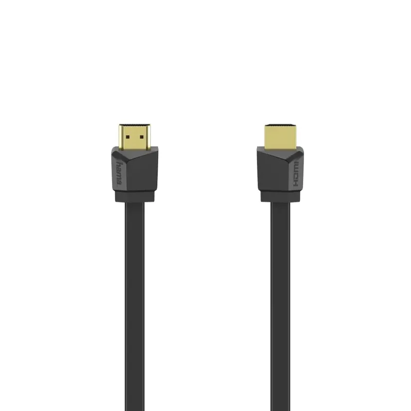 High-speed HDMI-kabel Flexi-Slim, 4K, conn. - conn., ethernet, 1,5 m HDMI kabel Zwart van Hama – productfoto 2 van 2