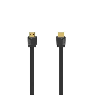 High-speed HDMI-kabel Flexi-Slim, 4K, conn. - conn., ethernet, 1,5 m HDMI kabel Zwart van Hama – productfoto 1 van 2
