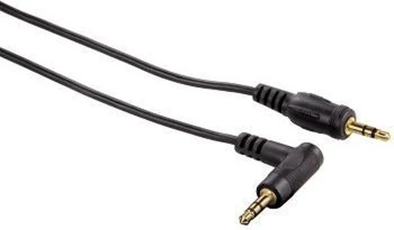 Jack Cable, Plug - Plug, 3.5 mm, 0.75 m audio kabel 0,75 m 3.5mm by Hama in Black – product photo