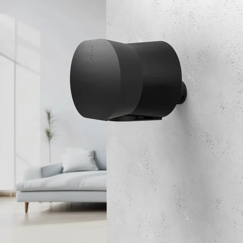 Luidspreker muurbeugel voor Sonos Era 100/300, kantelbaar, draaibaar, zwart van Hama in Zwart – productfoto 2 van 3