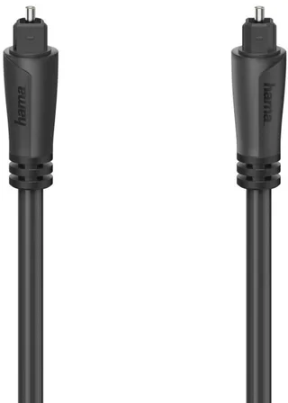 Optische Audiokabel ODT-connector (Toslink) 0,75 M by Hama in Black – product photo 1 of 2
