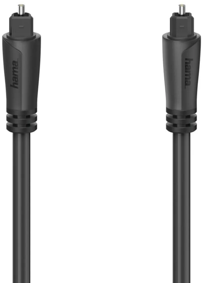 Optische Audiokabel ODT-connector (Toslink) 0,75 M by Hama in Black – product photo 1 of 2