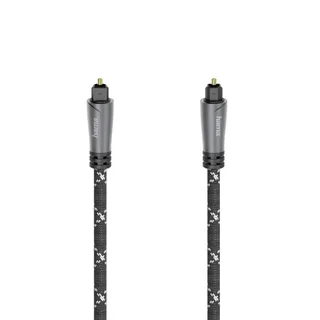 Optische Audiokabel ODT-stekker (Toslink) Metaal 1,5 M by Hama in Black – product photo 2 of 2