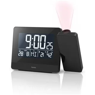 Projectiewekker Plus Charge Wekker radio Zwart by Hama – product photo 1 of 2