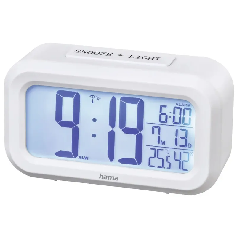 "RC 660" Radio Alarm Clock Wit de Hama – photo produit