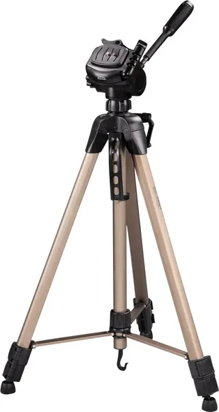 Tripod 1/4 inch Werkhoogte: 66 - 166 cm Incl. tas, Waterpas by Hama in Champagne – product photo 1 of 2